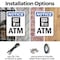 Signmission Atm, 7 in W x Rectangle, Plastic OS-2PACK-NS-P-710-V-10181 - alternate 6